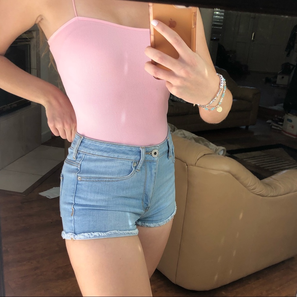 Bullhead Denim High Rise Shorts